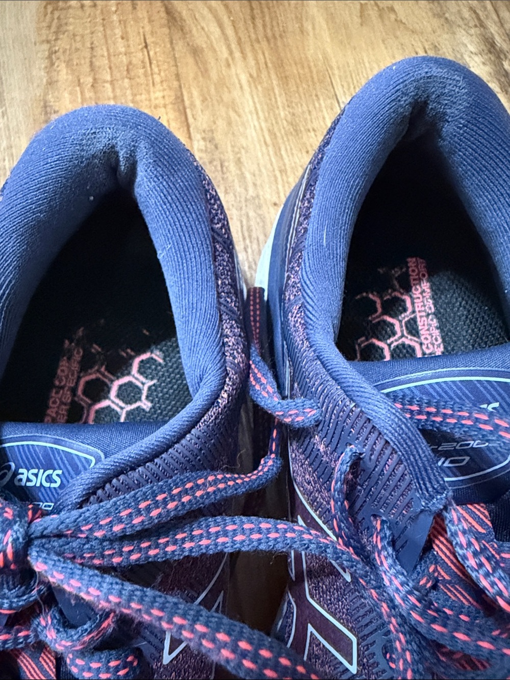 ASICS Women's GT 2000 Navy and Coral Running Shoes size 7.5 - Picture 10 of 11